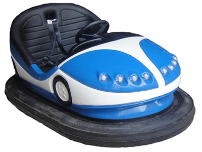 Rubber-bumper battery operated bumper car