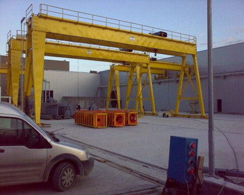 Ellsen double girder 100 ton ganrty crane for sale