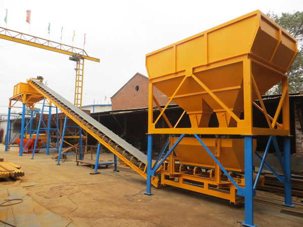 Dry mix batching plant