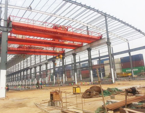 Steel Structure Building With Overhead Crane