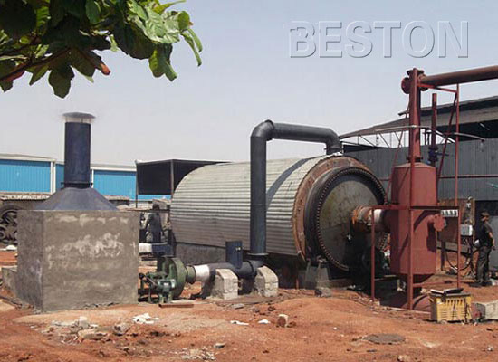 tyre pyrolysis plant