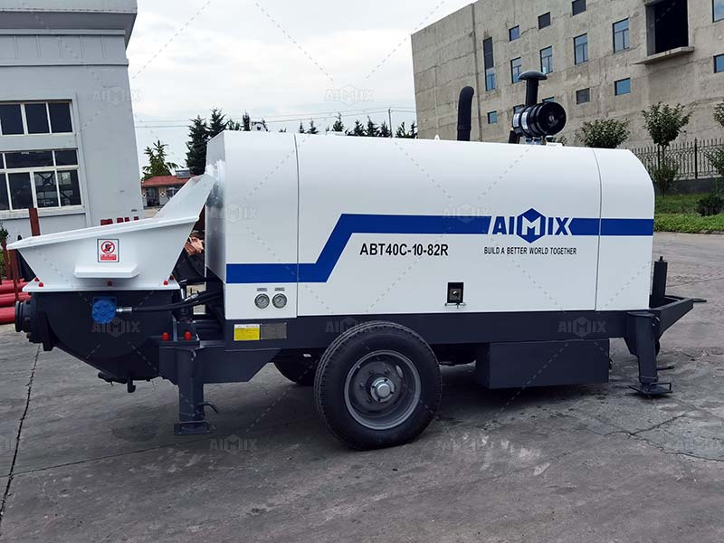 concrete pump trailer
