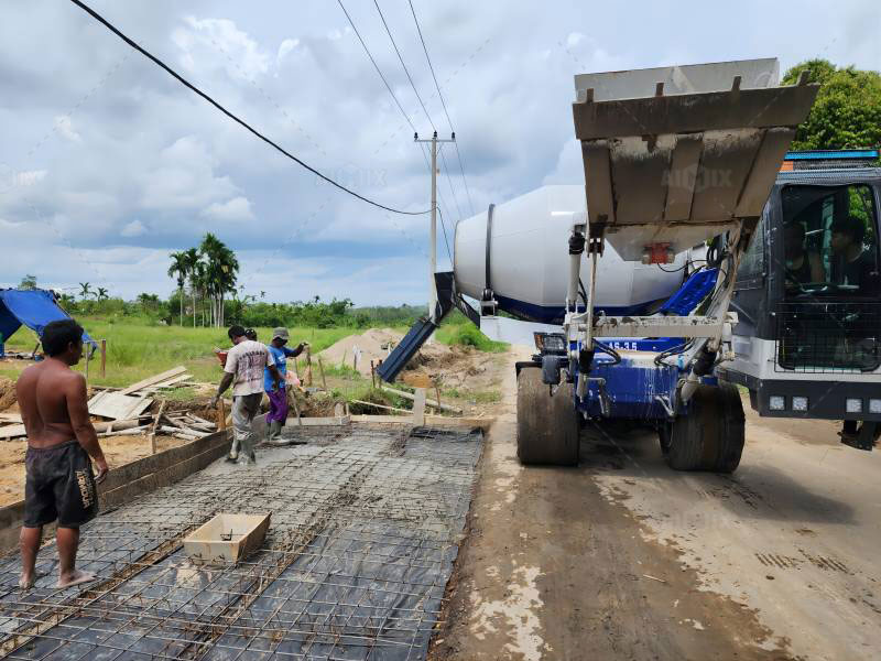 AS-3.5 self concrete mixer in Nigeria