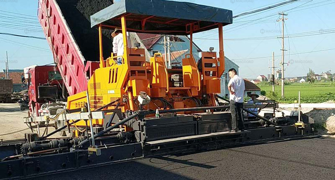 asphalt pavers for road paving projects