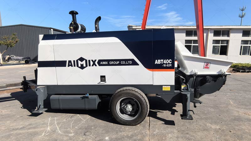 Concrete Trailer Pump for Construction Projects