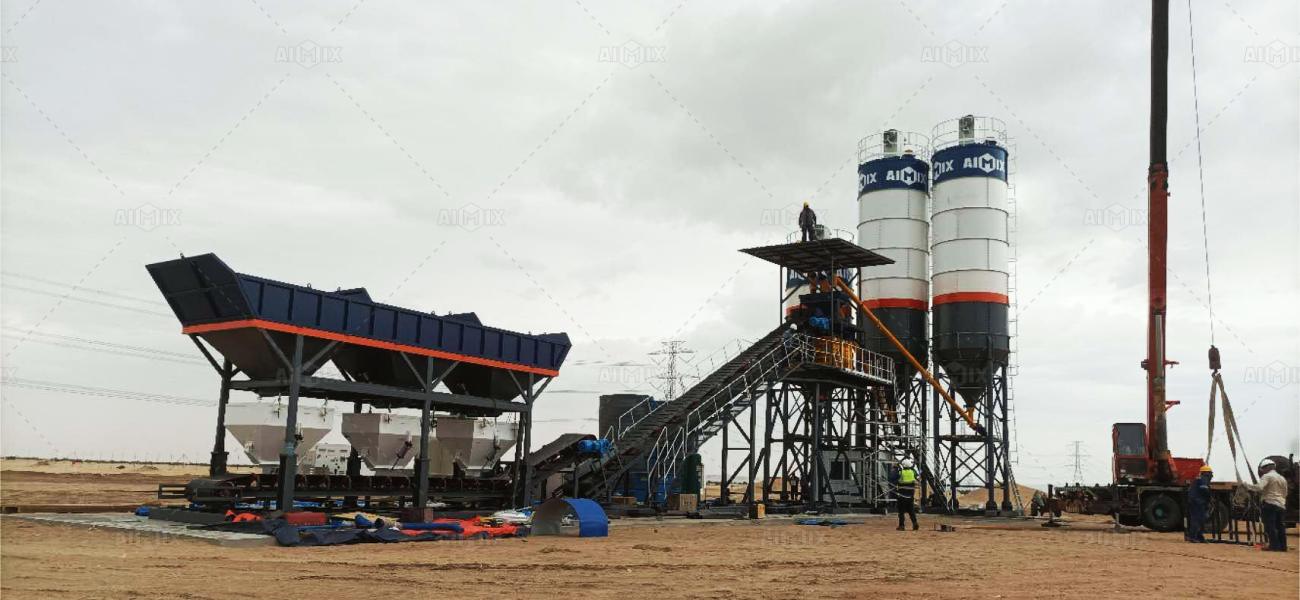 concrete mixing plant price