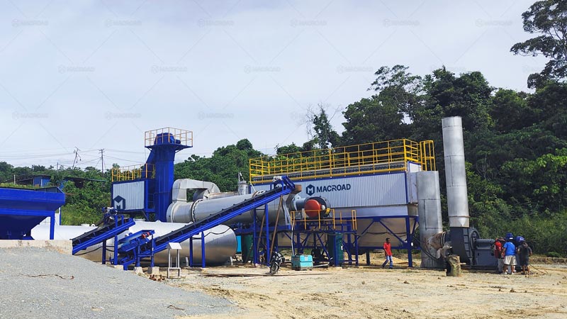 Alta Eficiencia de Producción de Macroad Planta Asfáltica de Tambor