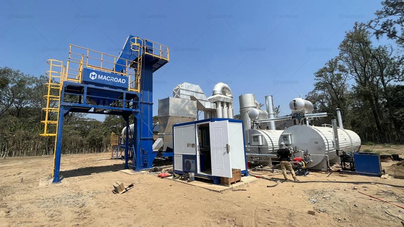 Macroad Planta ASfáltica Continua en Guatemala